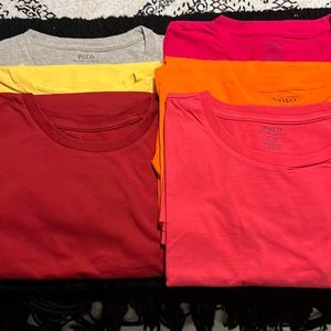6 men’s Large Ralph Lauren Polo